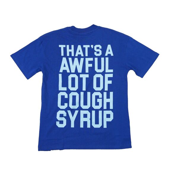 That’s A Awful Lot Of Cough Syrup Alocs Logo T-Shirt Blue Size Large - Picture 3 of 3